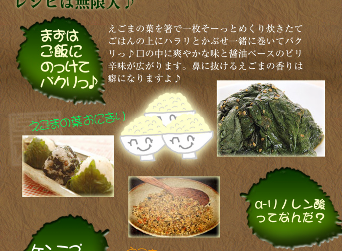 京都キムチのほし山 ごまの葉漬 醤油味