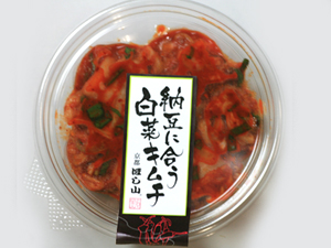 納豆に合う白菜キムチパッケージ画像